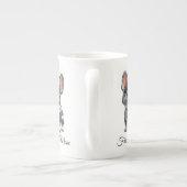 French Bulldog Frenchie Mom ボーンチャイナマグカップ (裏面)