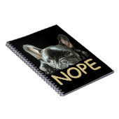 French Bulldog | Frenchie Nope Gifts ノートブック (右側)