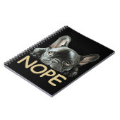 French Bulldog | Frenchie Nope Gifts ノートブック (左側)
