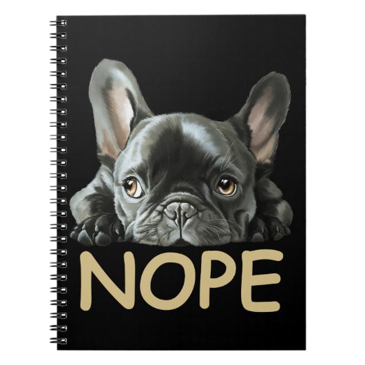 French Bulldog | Frenchie Nope Gifts ノートブック (正面)
