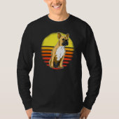 French Bulldog Frenchie Sunset  3 Tシャツ (正面)