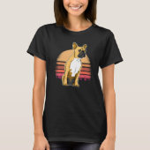 French Bulldog Frenchie Sunset  58 Tシャツ (正面)