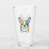 French Bulldog fun  タンブラーグラス (裏面)