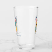 French Bulldog fun  タンブラーグラス (左)