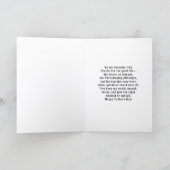 French Bulldog Funny Father's Day カード (内部)