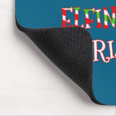 French Bulldog Funny Santa Hat Happy Elfin Christm マウスパッド (コーナー)