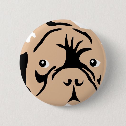French Bulldog Gifts 缶バッジ (正面)