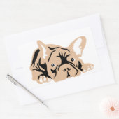 French Bulldog Gifts 長方形シール (封筒)