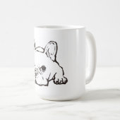 French Bulldog Handwritten Illustration  CoffeeMug コーヒーマグカップ (正面右)