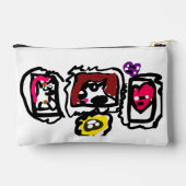 French bulldog hearts   アクセサリーポーチ (裏面)