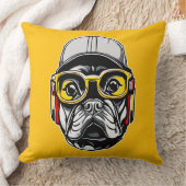 French Bulldog Hip Hop クッション (ブランケット)