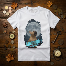 French Bulldog Howling T-Shirt Tシャツ