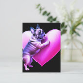 French Bulldog I love you ポストカード (スタンド正面)