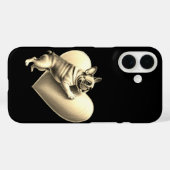 French Bulldog I love you Case-Mate iPhoneケース (裏面 (横))