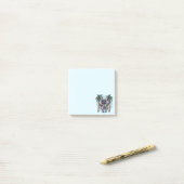 French Bulldog In Hawaiian Top ポストイット (デスク上)