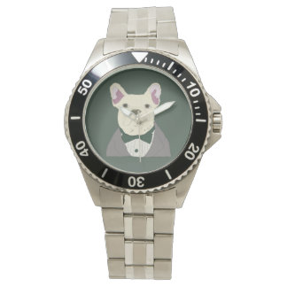 French Bulldog in tux 腕時計