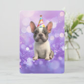 French Bulldog Invitation Card (スタンド正面)