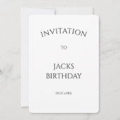 French Bulldog Invitation Card (裏面)