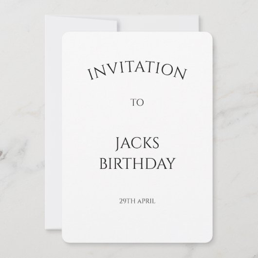 French Bulldog Invitation Card (裏面)