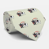 French Bulldog Kiss ネクタイ (ロール)