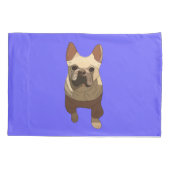 French Bulldog, Lavender Purple 枕カバー (裏面)
