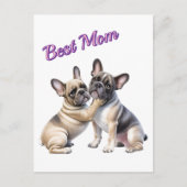 French Bulldog Liebe französische Bulldogge  ポストカード (正面)