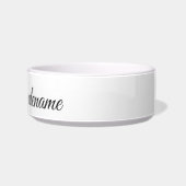 French Bulldog Line Art personalized bowl ボウル (右)