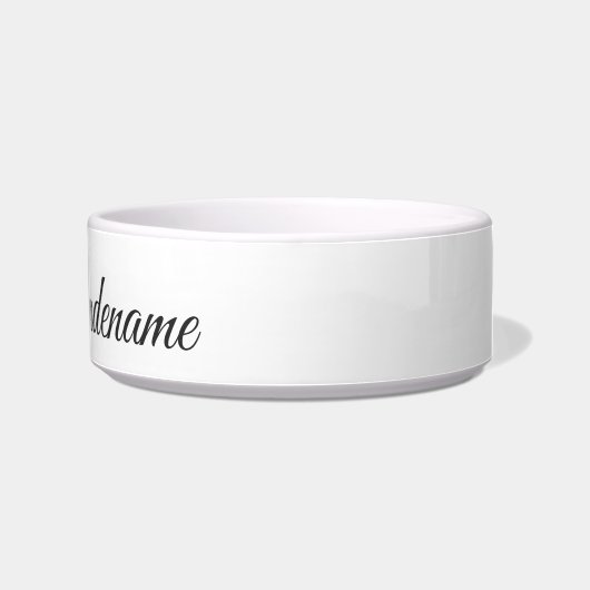 French Bulldog Line Art personalized bowl ボウル (右)