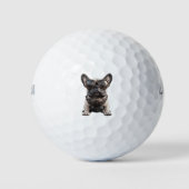 French Bulldog Lover Golf Balls ゴルフボール (正面)
