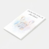 French Bulldog Lover Monogrammed Dog ポストイット (アングル)