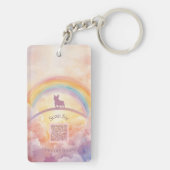 French Bulldog Memorial Keychain – Grief Music キーホルダー (裏面)