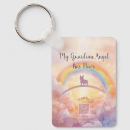 French Bulldog Memorial Keychain – Rainbow Bridge キーホルダー