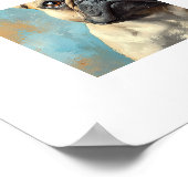 French Bulldog Personalized Print ポスター (角)