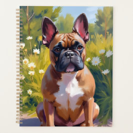 French Bulldog Pet Painting Dog Art プランナー手帳