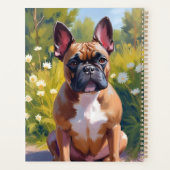 French Bulldog Pet Painting Dog Art プランナー手帳 (裏面)