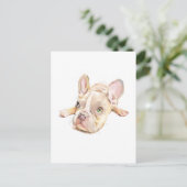 French Bulldog Postcard, Dog Mom Gift ポストカード (スタンド正面)