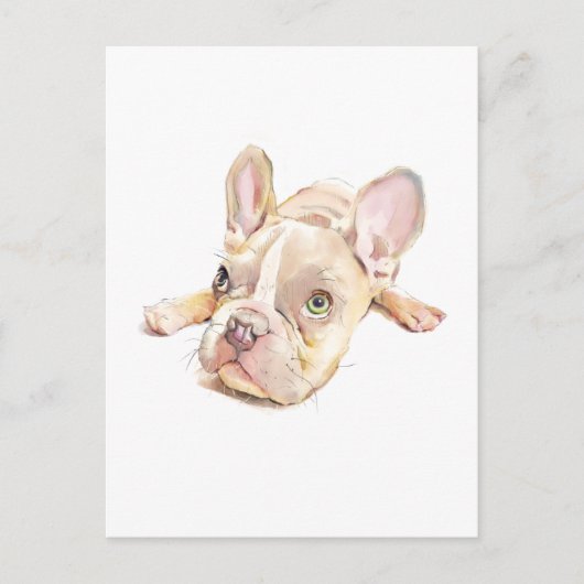 French Bulldog Postcard, Dog Mom Gift ポストカード (正面)