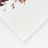 French Bulldog Pumpkin Halloween Thanksgiving Men  フリースブランケット (角)