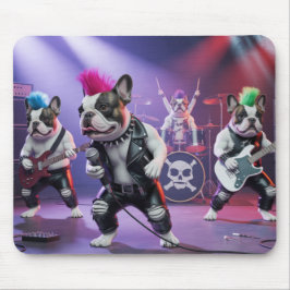 French Bulldog Rockers Mousepad マウスパッド