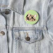 French Bulldog rose 缶バッジ (インサイチュ)