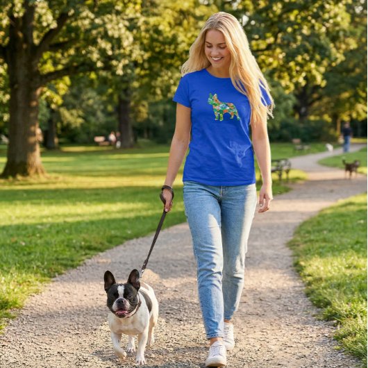 French Bulldog Silhouette  Tシャツ