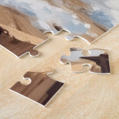 French Bulldog Snow Globe Christmas Sweater ジグソーパズル (側面)