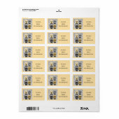 French Bulldog Stickers ラベル (フルシート)