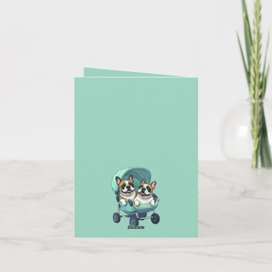 French Bulldog Stroller カード (裏面)