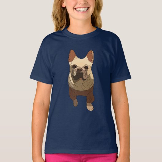 French Bulldog Tシャツ (正面)
