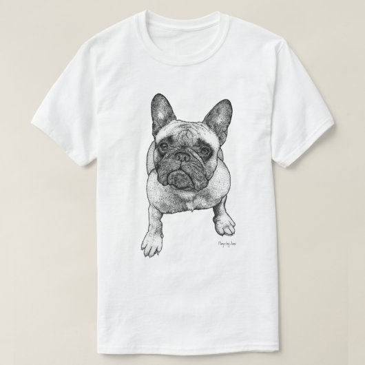 French Bulldog Tシャツ (デザイン正面)