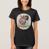 French Bulldog T-shirt Dogmom doglover retro Tシャツ (正面)
