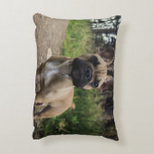 French Bulldog Throw Pillow アクセントクッション (裏面(縦))