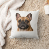French Bulldog Throw Pillow クッション (ブランケット)