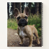 French Bulldog Throw Pillow ノートブック (裏面)